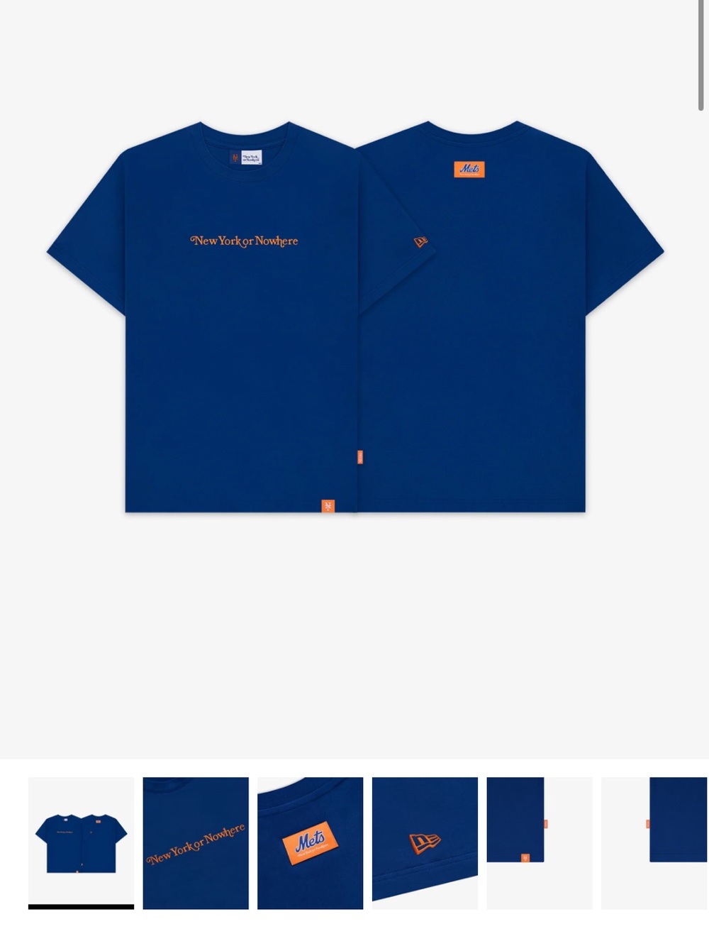 Mets Women's Navy Short Sleeve Graphic Tee